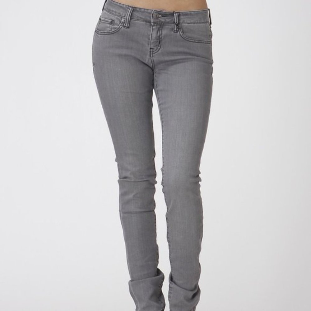NEW Women's Bandolino Selene Skinny Jeans Dark Grey/Smoke Size 10 NWT
